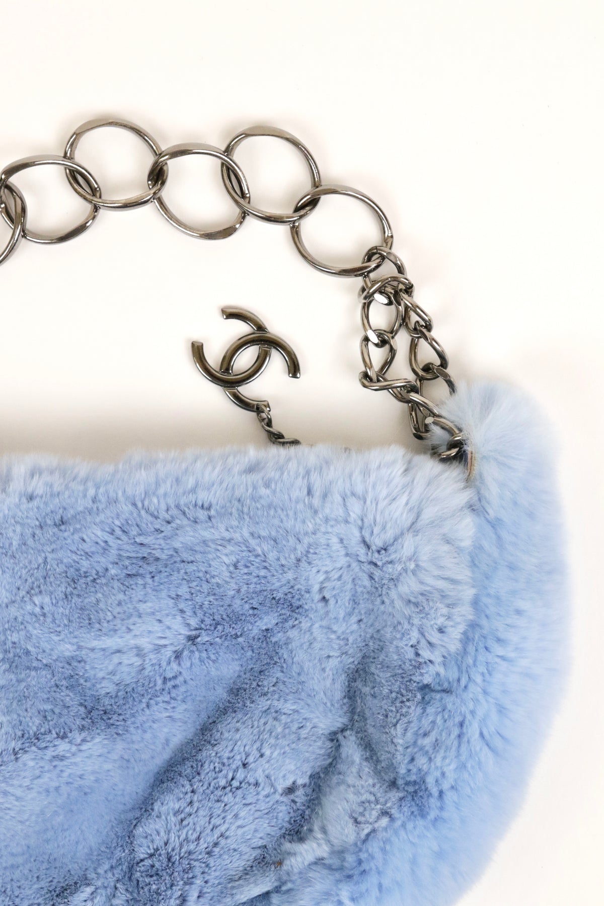 Chanel rabbit fur bag 2025