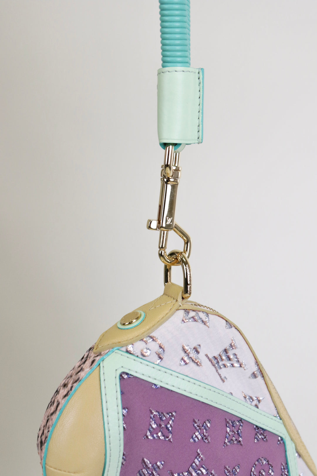 Louis Vuitton Vintage Nightbird Monogram Colorblock Leather