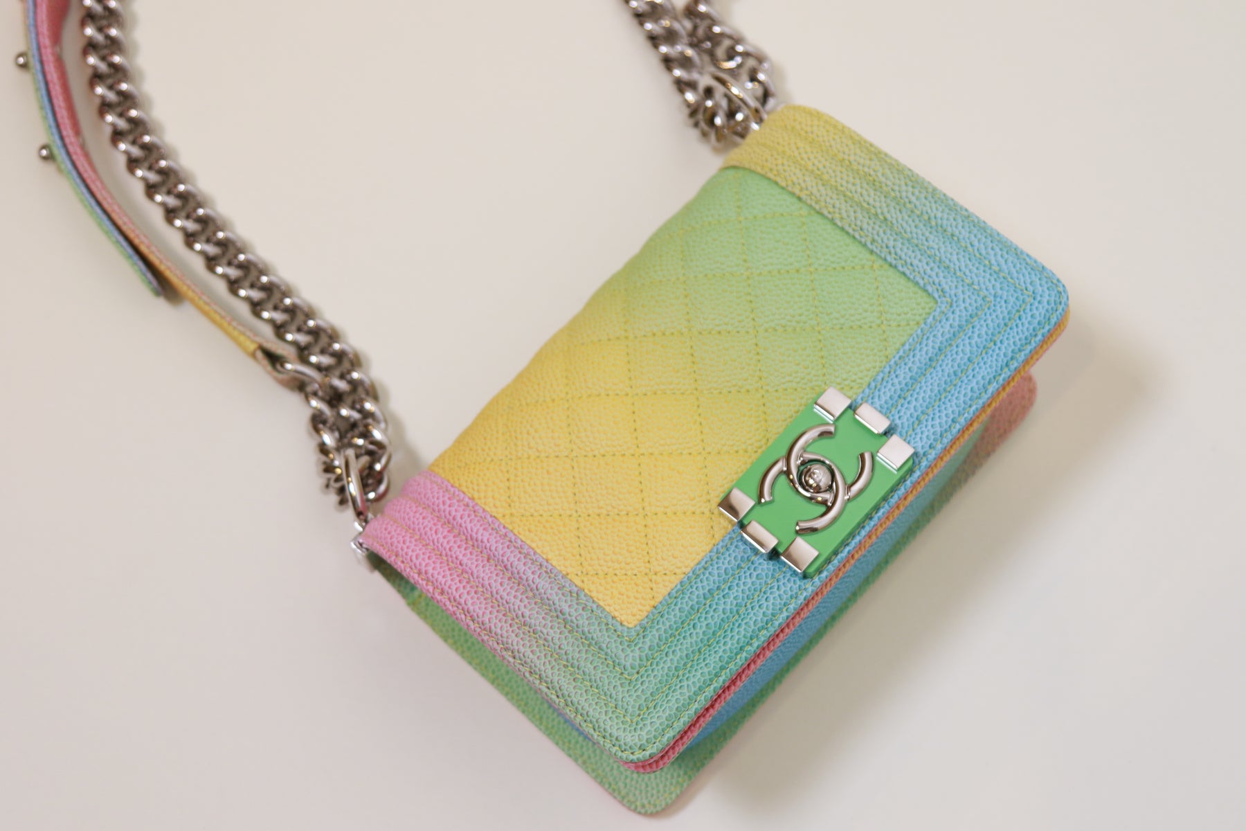 CHANEL Cuba Cruise Small Rainbow Boy Bag – my-RTW